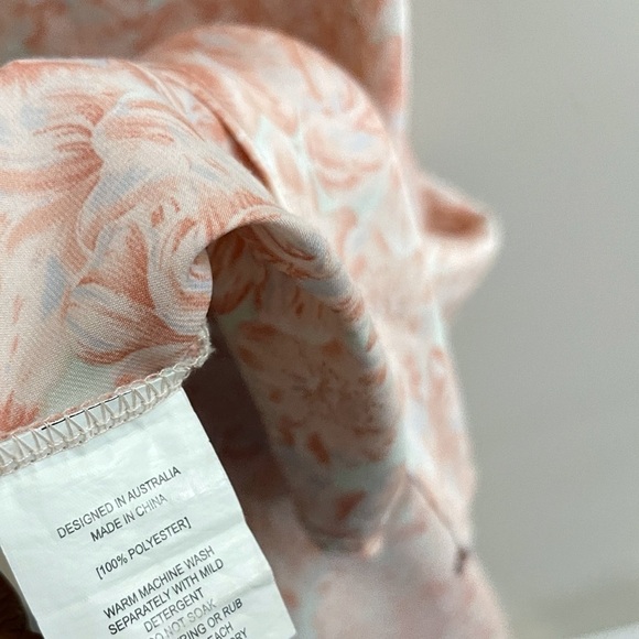 (sold)Paper Heart Floral Backless Slip Dress Wedding Guest Summer Party Coquette - Picture 4 of 5